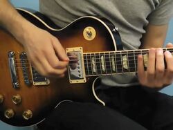 Electric Guitar Practise Stock Footage