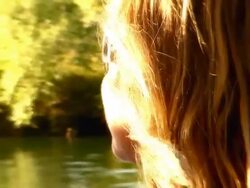 Girl and Sun Stock Footage