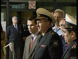 BELGIUM: ADMIRAL ALEXANDR POBOI ARRIVES FOR DISCUSSIONS 2 News Clip