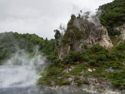 Hot Spring  Frying Pan Lake Stock Footage