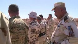 CLEAN : Iraq: Peshmerga fighters hold a position on the front News Clip