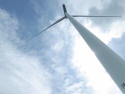 Wind turbines Alternatives green Energy Stock Footage