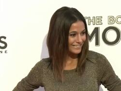 Emmanuelle Chriqui at The Book Of Mormon Los Angeles Opening Night Stock Footage