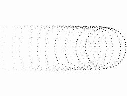 HEARTS - pure black dots (TRANSITION) Stock Footage