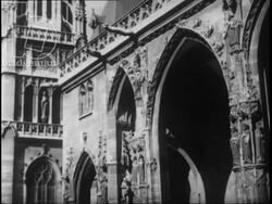 Le Pont Neuf in Paris. France, 1957 Stock Footage