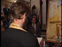 Bosnia - Biljana Plavsic meets Momcilo Krajisnik News Clip