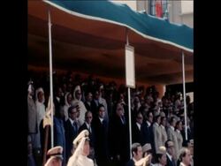 UPITN 18 6 77 KING HASSAN AND PRESIDENT MOBUTU REVIEW TROOPS News Clip