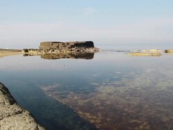HD: Stone Quarry in the Sea Stock Footage