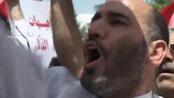 IRANIANS PROTEST BAHRAIN PLAN TO FORGE CLOSER LINKS WITH SARABIA News Clip
