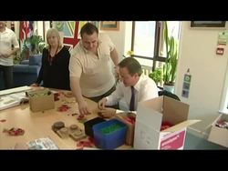 David Cameron visits Combat Stress Charity Centre News Clip