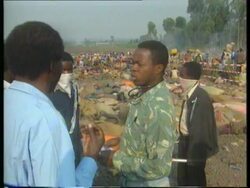 Zaire - Rwandan Refugee Camp In Zaire News Clip