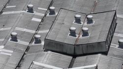 Roof ventilation Stock Footage