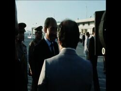 SYND 15 5 75 PRESIDENT SADAT VISIT ON MIDDLE EAST SITUATION Instructional Video