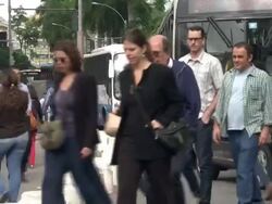 Rio de Janeiro Sreet Scenes News Clip