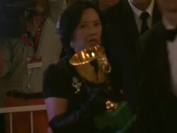 Golden Lion Award Reactions: Venice Film Festival 2011 Stock Footage