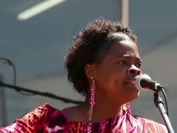 Performance - Sherita Lynch sings with Anthony Stock Footage
