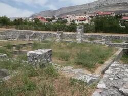 Kapljuc, Basilica of the five Martyrs, Salona Stock Footage