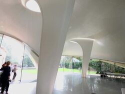 Opening Of The New Serpentine Sackler Gallery Designed By Zaha Hadid Stock Footage