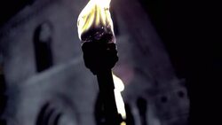 French soldiers march with torches as they sack the Bastille. Stock Footage