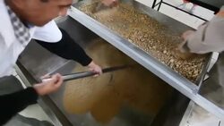 Peru, production of brown sugar Stock Footage