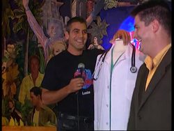 UK - "ER" star visits London News Clip