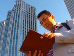 Reading Finance Stock Footage