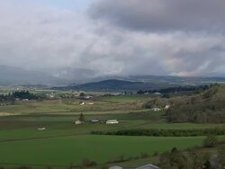 WS AERIAL View of house at heading west / Oregon, United States Stock Footage