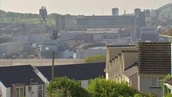 Naval ships in Plymouth dockyard News Clip