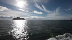 The archipelago of Vestmannaeyjar, Iceland Stock Footage