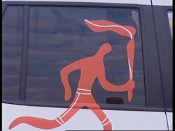 Olympic torch is lit in preparation for journey to Sydney News Clip