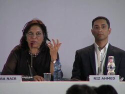 Press Conference Arrivals: The Reluctant Fundamentalist: 69th Venice Film Festival Stock Footage
