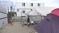 Calais Jungle Migrant Camp News Clip