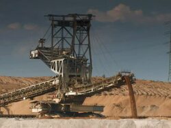 Open cast mining Stock Footage