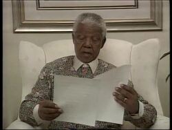 Day 2 of summit + Mandela + Obasanjo + demo News Clip