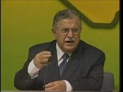 Comments by council president Jalal Talabani News Clip
