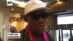 Former NBA star Dennis Rodman says he wants people to come to North Korea and say that the country 'is not bad.' Rodman arrived in North Korea on Monday with a team of former NBA players. (Jan. 6) News Clip