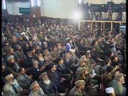 Voice Package: Inauguration ceremony for interim government News Clip