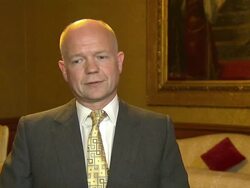 William Hague Reaction to Ratko Mladic Arrest News Clip