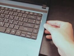 Labtop CDROM Stock Footage