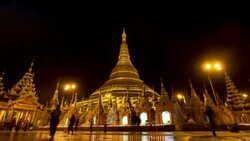 Shwedagon pagoda Myanmar. Stock Footage