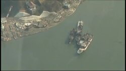 Aerials of damage in cities swamped by tsunami Instructional Video