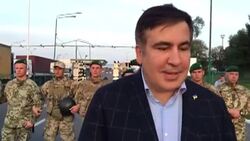 CLEAN : Ukraine turns back stateless Saakashvili (2) News Clip