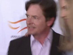 Michael J. Fox and Tracy Pollan  Stock Footage