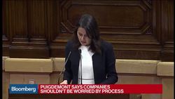 Puigdemont Steps Back From Declaring Catalan Independence News Clip