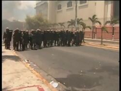 Clashes in San Pedro Sula, interim president appoints new ministers News Clip