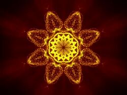 Kaleidoscope shapes loop Stock Footage