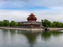 Forbidden City - time lapse Stock Footage