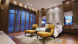 interior of modern bedroom 4k Stock Footage