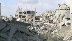 VOICED : Gaza: hallan 147 muertos entre los escombros News Clip