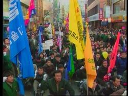South Korea - Industrial unrest intensifies News Clip